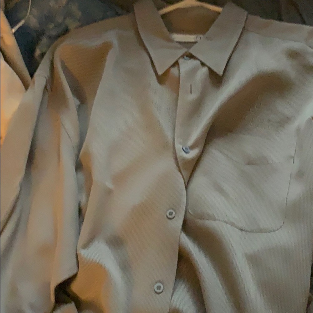 Men’s work shirt with company logo